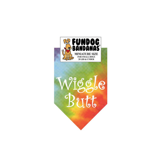 Wiggle Butt Bandana - Pawbros⢠Pet Market