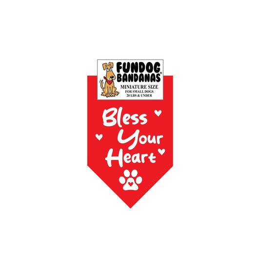 Bless Your Heart Bandana - Pawbros™ Pet Market
