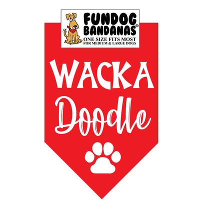 Wacka Doodle Dog Bandana
