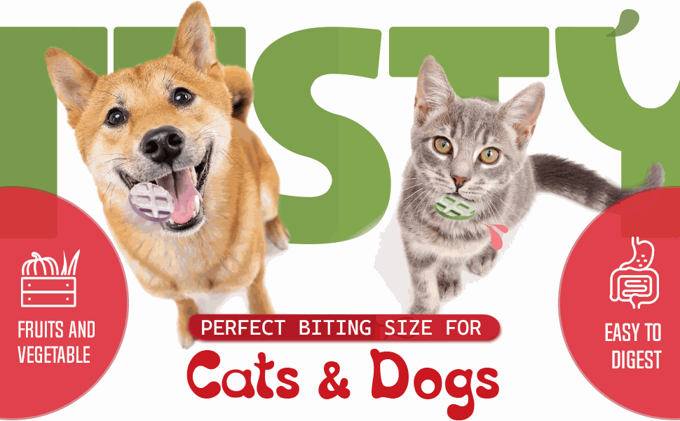 Natural Waffles - Light and Crispy Treats for Dogs and Cats - Pawbros™ Pet Market