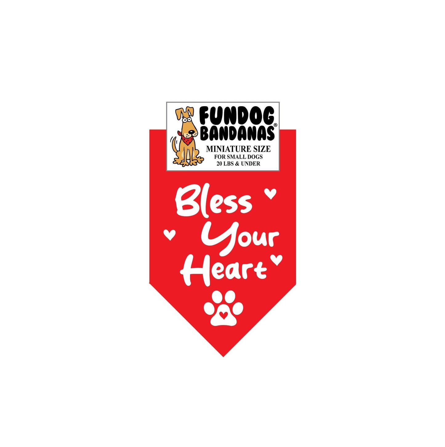Bless Your Heart Bandana - Pawbros™ Pet Market