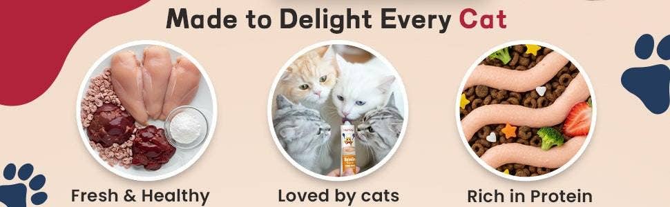 Chef Kitty Purée Pops – Lickable Creamy Cat Treats (20 Pack) - Pawbros™ Pet Market