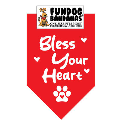 Bless Your Heart Bandana - Pawbros™ Pet Market