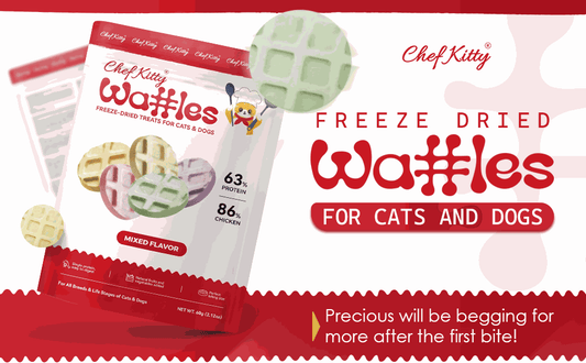 Natural Waffles - Light and Crispy Treats for Dogs and Cats - Pawbros™ Pet Market